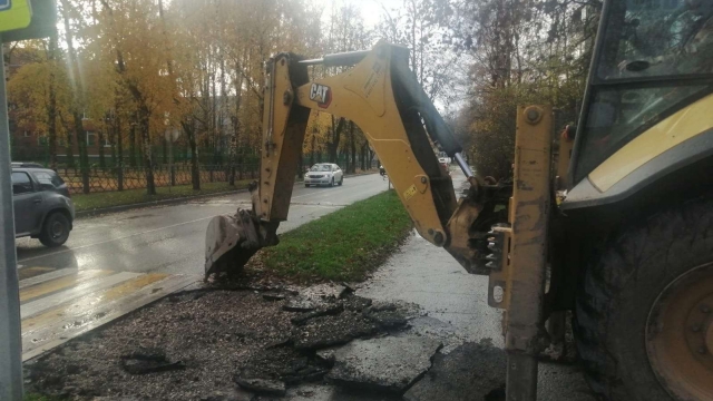 Доступный Псков - работы по понижению бордюров