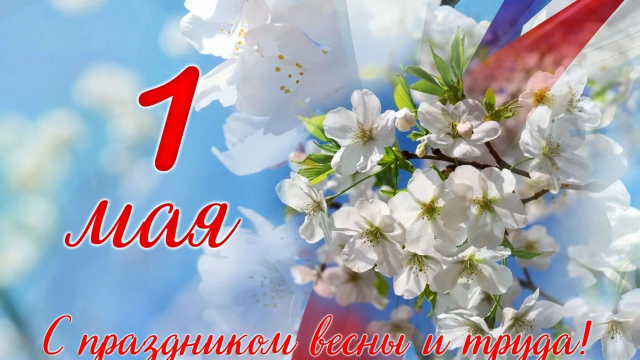 С ПРАЗДНИКОМ ВЕСНЫ И ТРУДА ! 