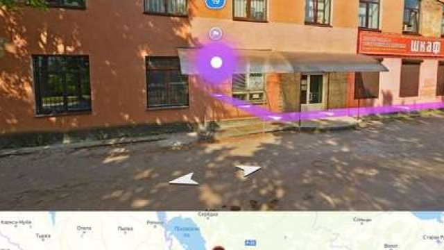 Прогуляться по маршруту в Яндекс картах